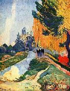 Paul Gauguin Les Alyscamps Spain oil painting artist